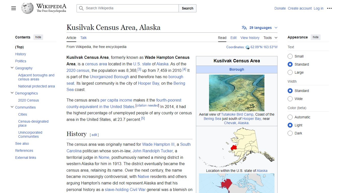 Kusilvak Census Area, Alaska - Wikipedia